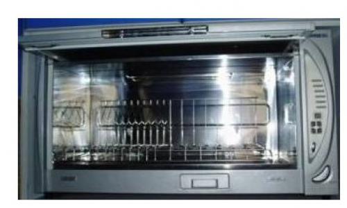 消毒柜碗烤黃怎么去除